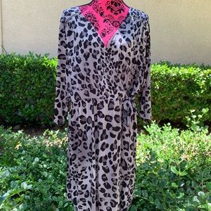 Lane Bryant Leopard Wrap Dress 18/20
